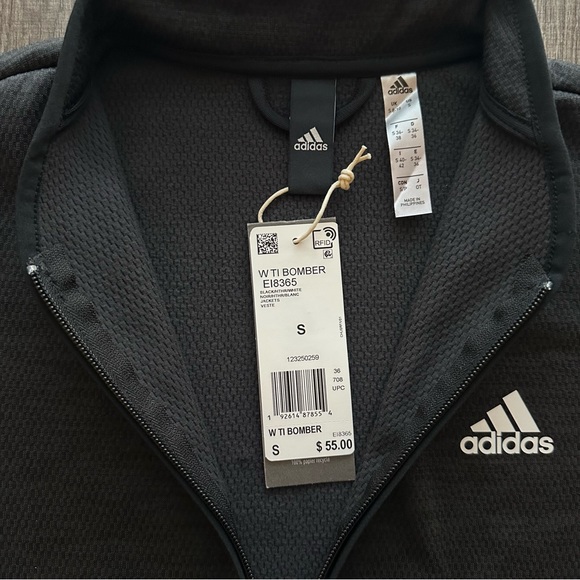 Adidas Women’s Team Issue Women Bomber Track Jacket Climawarm size small - Picture 4 of 8